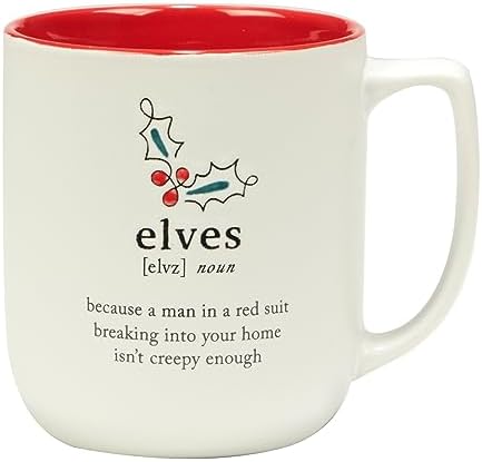 Certified International Christmas Fun Red Sayings 16 oz. Mugs, Set of 6 Assorted Designs - Image 5