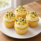 Yellow & Black & White Sprinkles Mix Size Pearls Bumble Bee Themed Cake Decorations Cupcake Toppers Perfect for Wedding Valentine Supplies 4.58OZ - Image 5
