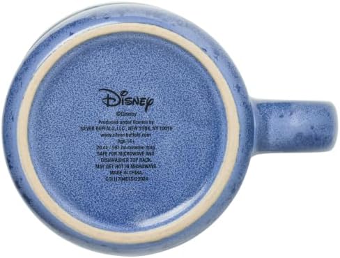 Silver Buffalo Disney Lilo and Stitch Ohana Reactive Glaze Camper Mug, 20oz - Image 4