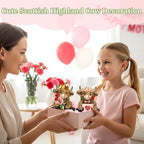 2 Pcs Resin Highland Cow Figurine Decor - Image 5