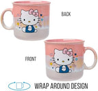 Silver Buffalo Sanrio Hello Kitty Sitting, Reactive Glaze Camper Mug, 20oz - Image 6