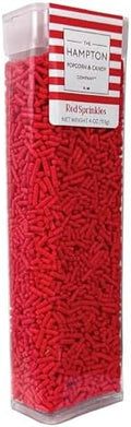 Bright Red Sprinkles Jimmies 4 oz, Sprinkles For Cake Decorating, Baking, Ice Cream & More, The Hampton Candy Company by TheHamptonPopcornCandyCompany