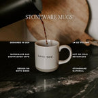 Sweet Water Decor Snowflake Coffee Mug, 14oz Stoneware Christmas Mug, Dishwasher & Microwave Safe, Large Holiday Winter Cup for Coffee, Tea & Hot Chocolate, Stocking Stuffer Gifts for Women - Image 2
