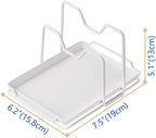 Poeland Pot Lid Holder, 2 Layers Pot Lids Organizer Multifunctional Lid and - Image 6