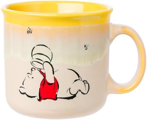 Silver Buffalo Disney Winnie the Pooh, Ceramic Camper Mug, 20oz by SilverBuffalo