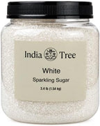 India Tree White Sparkling Sugar, Coarse Decorating Sugar, 3.4 lb Canister by IndiaTree