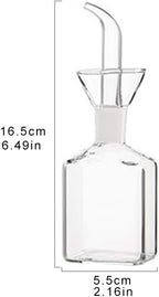 LandHope Oil Bottle Glass Olive Oil Dispenser Bottle Glass Cooking Oil Vinegar - Image 6