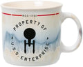 Silver Buffalo Star Trek Enterprise Crew, Reactive Glaze Camper Mug, 20oz by SilverBuffalo