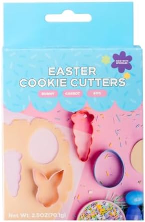 Sweets Indeed Easter Cookie Cutters with Sprinkle Mix, Baking and Decorating Kit - Image 7