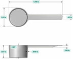2 Tablespoon Long Handle Plastic Measuring Spoon - Image 2