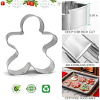 Christmas Cookie Cutters Large 4 Inch, 5 Pieces - Image 2