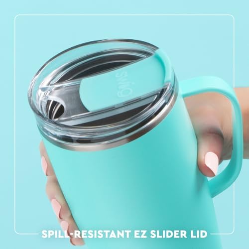 Swig Life 22oz Insulated Travel Mug with Handle & Lid, Trick or Treat - Image 4