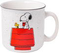 Silver Buffalo Peanuts Snoopy and Woodstock, Ceramic Camper Mug, 20oz by SilverBuffalo