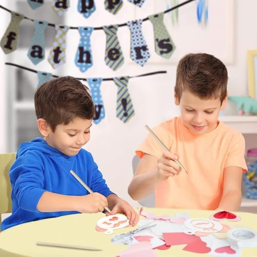 JULBEAR 36Pcs Mother's Father's Day Cookie Cake Stencil Templates - Image 6