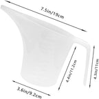 4 Pack Plastic Funnel Pitcher, Measuring Cup - Image 2