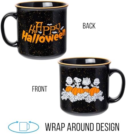 Silver Buffalo Peanuts Halloween Costumes, Ceramic Camper Mug, 20oz - Image 5