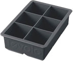 Tovolo Large 2” King Cube Ice Tray Charcoal Gray Ice Cube Trays - Image 6