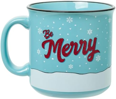 Silver Buffalo Peanuts Snoopy Glitter Ceramic Camper Mug, 20oz - Image 2