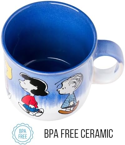 Silver Buffalo Peanuts Charlie Brown, Reactive Glaze Camper Mug, 20oz - Image 6