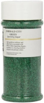 India Tree Green Sparkling Sugar, Coarse Decorating Sugar, 7.5 oz Jar - Image 3