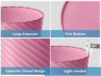 Lysam Bathroom Trash Can, 3 Pack 1.8 Gallons Small Trash Can - Image 4
