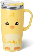 Swig Life 22oz Insulated Travel Mug with Handle & Lid, Spring Chick by SwigLife