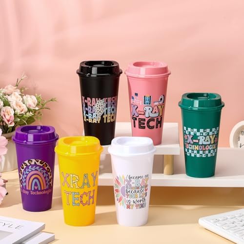 SiliFine 12 Pcs X-Ray Tech Week Gifts Bulk 16 oz Tumbler Radiology Gifts - Image 3