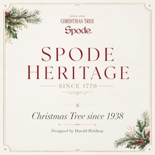 Spode Christmas Tree Glass Pitcher with Handle, 96 Oz - Beverage Server - Image 4