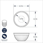 Nordic Ware Mini Prep and Serve Mixing Bowls Set, Earth-Tones - Image 4
