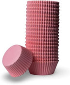 200 Paper Cupcake Liners, Muffin Liners or Baking Cups for Desserts, Muffins, Cupcakes and More Treats; Grease Proof, No Smell, Food Grade, Nut Serving Containers (Pink) - Image 6