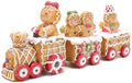 Hodao 9.25 in Christmas Gingerbread Man Train Decoration, Xmas Gift by Hodao