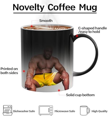 White Elephant Gifts for Adults, Funny Mug Gift Message Appears as it Heats - Image 3