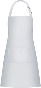 Jubatus 1 Pack Bib Aprons with 2 Pockets Cooking Chef Kitchen Apron by Jubatus
