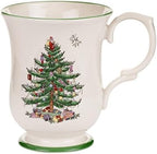 Spode Christmas Tree Romantic-Shaped Footed Mug – 12 Oz by Spode