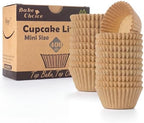 Bake Choice 400pcs Mini Cupcake Liners for Baking, Muffin Liners by BakeChoice
