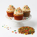 Manvscakes Autumn Themed Sprinkle Blend with Colored Sugar Leaf Shapes - Image 6