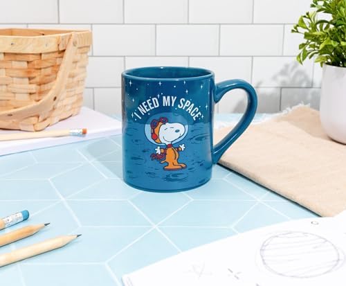 Silver Buffalo Peanuts Snoopy I Need My Space, Ceramic Mug, 14oz - Image 6