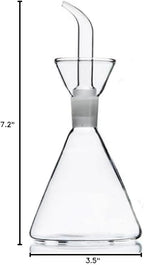 ELETON Conical 8 oz Glass Oil Dispenser – No Drip Olive Oil Cruet - Image 10