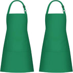 Jubatus 2 Pack 100% Cotton Aprons by Jubatus