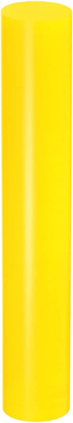 HARFINGTON Acrylic Clay Roller 6 Inch x 1 Inch Solid Non-Stick Plastic Round by HARFINGTON