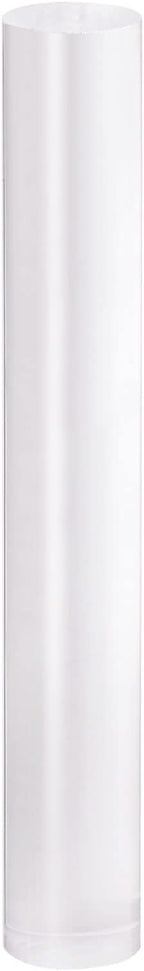 HARFINGTON Acrylic Clay Roller 7.28 Inch x 1 Inch Solid Non-Stick Plastic Round by HARFINGTON