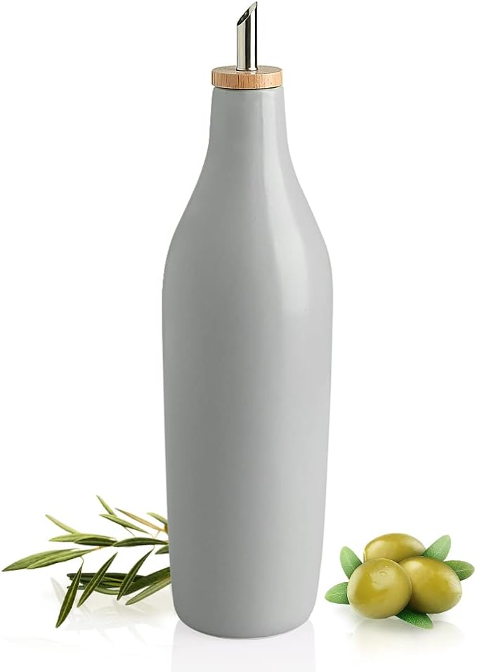 Sweejar Matte Ceramic Olive Oil Dispenser Bottle by Sweejarco1949