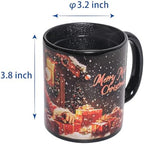 Kmiles Heat Changing Santa Claus Mug Colour Changing Magical Coffee/Tea Cup 12 Oz, Red/Black, Wonderful Christmas Gifts. - Image 4