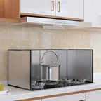 4 Sided Stainless Steel Oil Splatter Guard, Grease Splatter Screen, Stove - Image 5