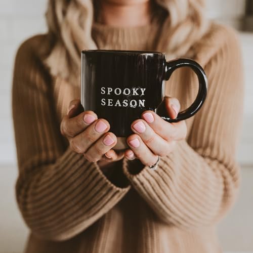 Sweet Water Decor Halloween Coffee Mug - Spooky Coffee Mug for Halloween - Durable Stoneware Mug for Tea & Cocoa - Perfect Fall Mugs for Morning Brew & Cozy Nights - Spooky Season Design Mug 14oz - Image 2