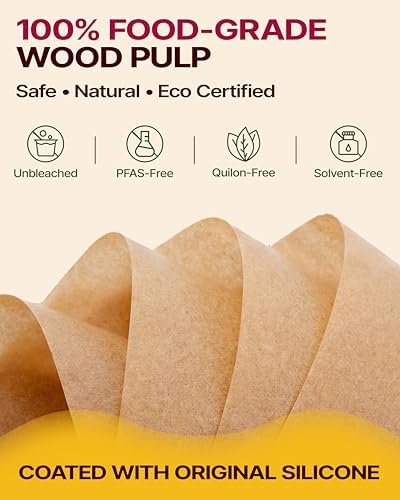 Katbite Tulip Cupcake Liners 200PCS, Standard Size Muffin Baking Cups Brown - Image 4