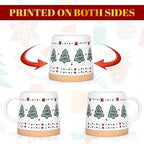 Homlouue Christmas Mugs Set of 4, Merry Christmas Mugs, Holiday Mug, Holiday Coffee Mugs, Xmas Gifts for Friends Family Coworker, 14 Oz - Image 6