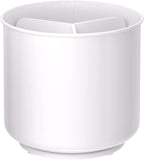 Cooler Kitchen Jumbo XL Rotating White Plastic Utensil Holder Caddy by CoolerKitchen