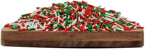 CHRISTMAS Sprinkles Green, Red & White BULK Jimmies 1 Pound Bag - Holiday Edible Cake Cupcakes Dessert & Ice Cream Topping - Image 6