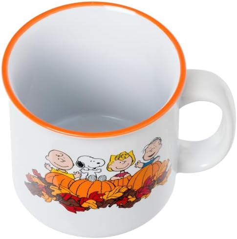 Silver Buffalo Peanuts Suddenly Fall Season Quote, Ceramic Camper Mug, 20oz - Image 3